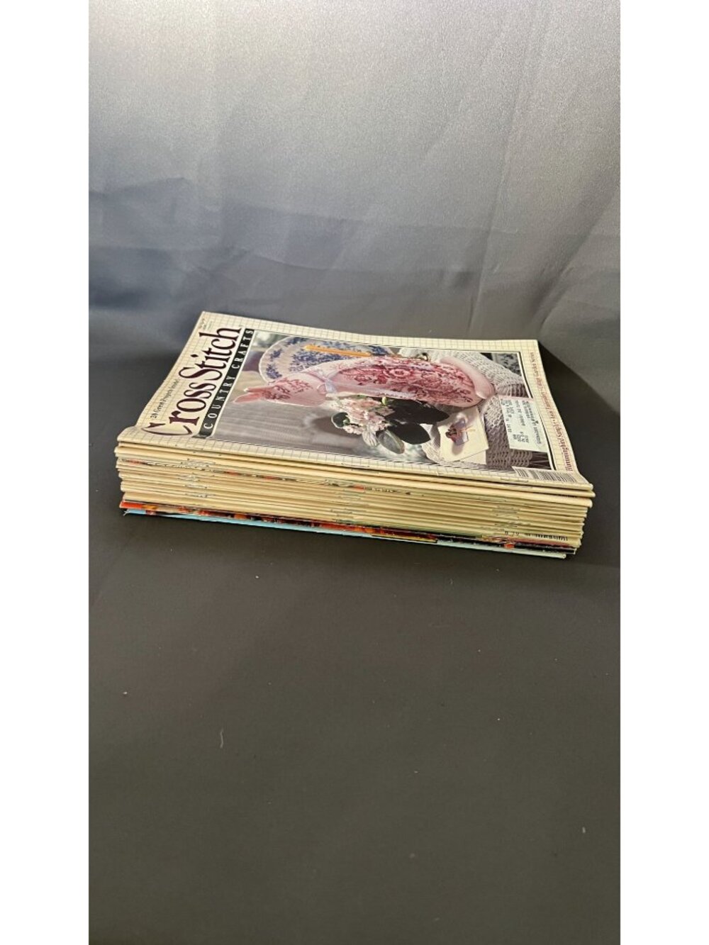 18 Vintage Cross Stitch & Country Crafts Magazines 1990-1991 Collection